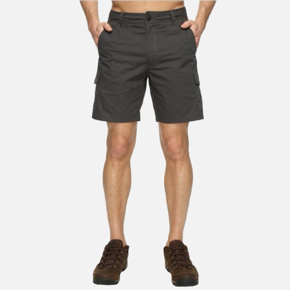 Columbia Montgomery Park Regular Fit Hiking Cargo Shorts Dark Gray Sz 34